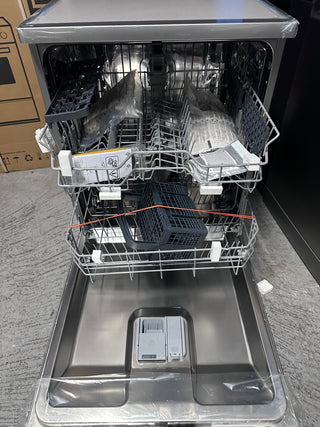 *Current Model* Beko 60cm Freestanding Dishwasher 14 Place Platinum Steel BDFB1410X [Factory Second]