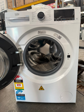 *AMAZING VALUE*  Beko BFLB902ADW 9kg Auto Dose Front Load Washing Machine [Factory Second] - DMS Appliances