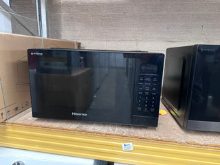 Hisense 34L 1100W Inverter Microwave Dark Stainless Steel [Factory Second]