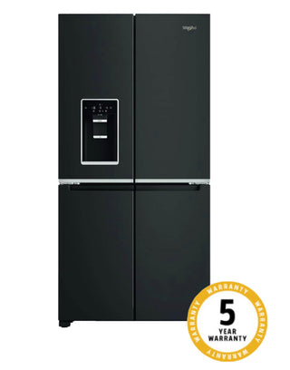 *CLEARANCE* Whirlpool 592L French Door Fridge Freezer With Ice & Water WQ70902TBX [5 Years Warranty]