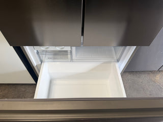 *Current Model* Haier 509L French Door Fridge with Non-Plumbed Water Dispenser Satina HRF510FHS [Factory Second]