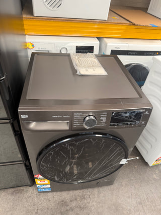 *Current Model* Beko 10kg Front Loader with AutoDose and Steam Graphite BFLB103ADG [Factory Second]