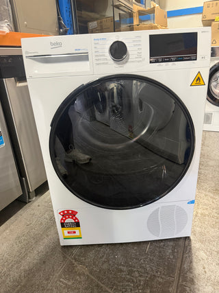 *Currrent Model *Beko 8kg Heat Pump Dryer with Steam and Wi-Fi BDPB803SW [Factory Second]