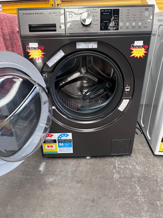 *Current Model* Fisher & Paykel Series 9 10kg Front Load Washing Machine with Steam Care Graphite WH1060SG1 [Factory Second]