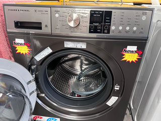*Current Model* Fisher & Paykel Series 9 10kg Front Load Washing Machine with Steam Care Graphite WH1060SG1 [Factory Second]