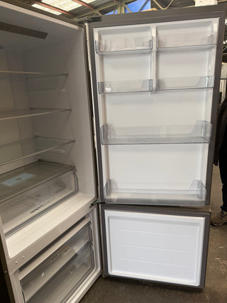 *Current Model* Haier 433L Bottom Mount Refrigerator Satina Silver HRF420BS [Factory Second]