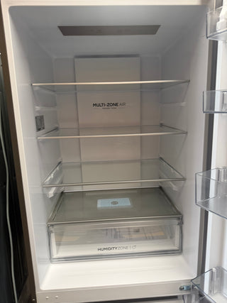 *Current Model* Haier 433L Bottom Mount Refrigerator Satina Silver HRF420BS [Factory Second]