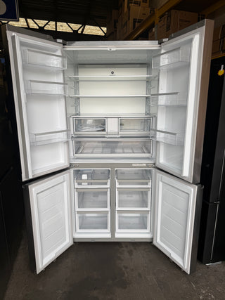 *Current Model* Fisher & Paykel Series 7 690L Quad Door Refrigerator with Ice and Water Stainless Steel RF730QNUVX1 [Factory Second]