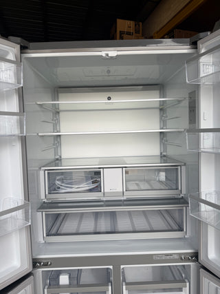 *Current Model* Fisher & Paykel Series 7 690L Quad Door Refrigerator with Ice and Water Stainless Steel RF730QNUVX1 [Factory Second]