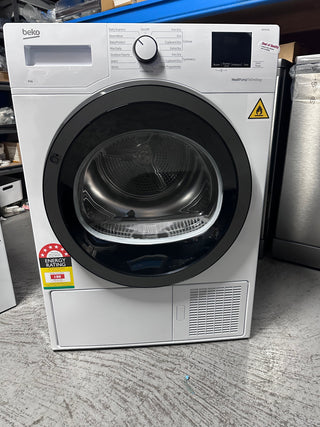 Beko 8kg Sensor Controlled Heat Pump Dryer BDP810W [Factory Second]