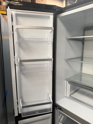 *Current Model* Fisher & Paykel Series 7 498L Quad Door Refrigerator Black Stainless Steel RF500QNB1 [Factory Second]