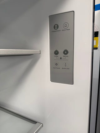 *Current Model* Fisher & Paykel Series 7 498L Quad Door Refrigerator Black Stainless Steel RF500QNB1 [Factory Second]