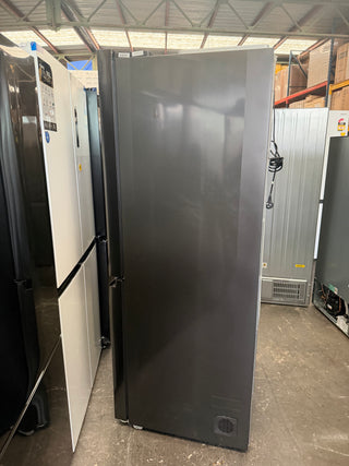 *Current Model* Fisher & Paykel Series 7 498L Quad Door Refrigerator Black Stainless Steel RF500QNB1 [Factory Second]
