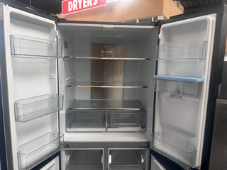 Haier 519L Quad Door Fridge with Water Dispenser Black HRF565YHC  [Factory Second]