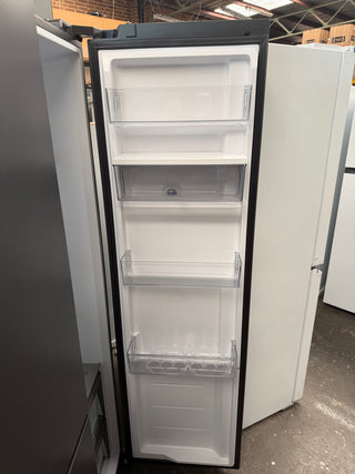 *Current Model* Haier 574L S+ Three Door Side by Side Fridge Satina Silver HRF575XHC [Factory Second] - DMS Appliances