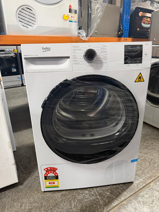 *Made in Europe* Beko 8kg Sensor Controlled Heat Pump Tumble Dryer BDPB8010W [Factory Second]