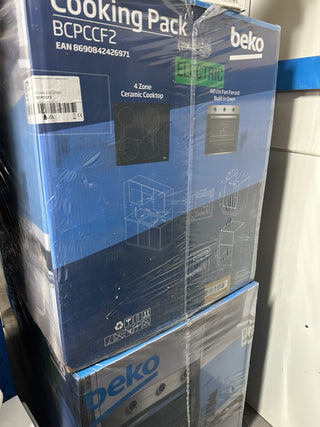 *BRAND NEW* Beko 60cm Electric Cooking Pack BCPCCF2 -  5 Function Oven and Cooktop [5 YEARS WARRANTY]