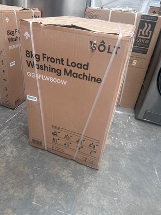 *Current Model *Solt 8kg Front Loader [Carton Damage] *Perfect for Small Spaces*NO DAMAGE ON UNIT