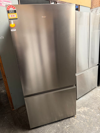 *Current Model* Haier 517L Bottom Mount Refrigerator Satina HRF510BS [Factory Second]