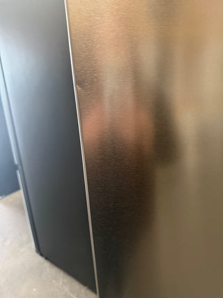 *CURRENT MODEL* Haier 574L S+ Three Door Side by Side Fridge Non-Plumbed Water Dispenser Satina Silver [FACTORY SECOND]