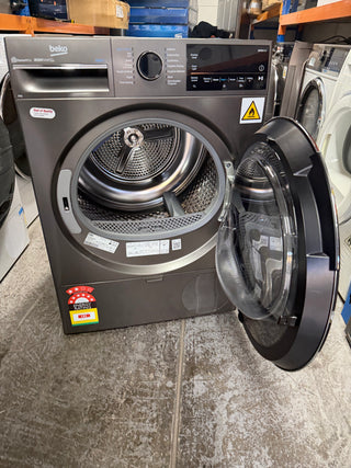*Current Model* Beko BDPB904HG 9kg Hybrid Heat Pump Dryer (Graphite) [Factory Second] - DMS Appliances