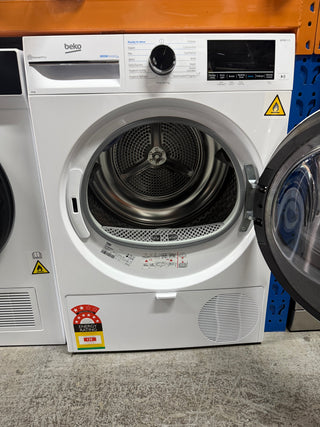 *Current Model* Beko BDPB802SW 8kg Heat Pump Dryer [FACTORY SECOND) - DMS Appliances