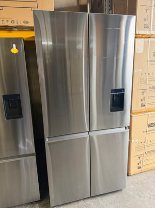*Current Model* Fisher & Paykel Series 7 690L Quad Door Refrigerator with Ice and Water Stainless Steel RF730QNUVX1 [Factory Second] - DMS Appliances