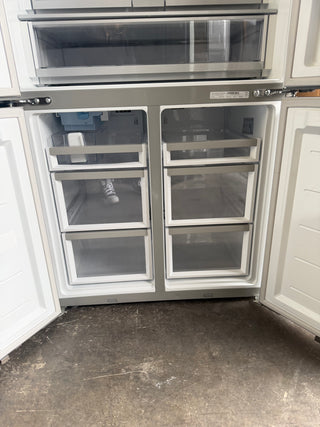 *Current Model* Fisher & Paykel Series 7 690L Quad Door Refrigerator with Ice and Water Stainless Steel RF730QNUVX1 [Factory Second] - DMS Appliances