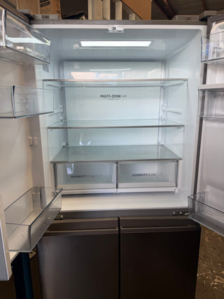 *Current Model* Haier HRF580YHS 508L Satina Silver Quad Door Fridge [Factory Second]
