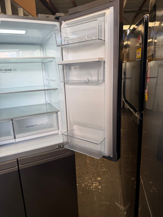 *Current Model* Haier HRF580YHS 508L Satina Silver Quad Door Fridge [Factory Second]