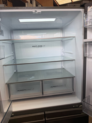 *Current Model* Haier HRF580YHS 508L Satina Silver Quad Door Fridge [Factory Second]