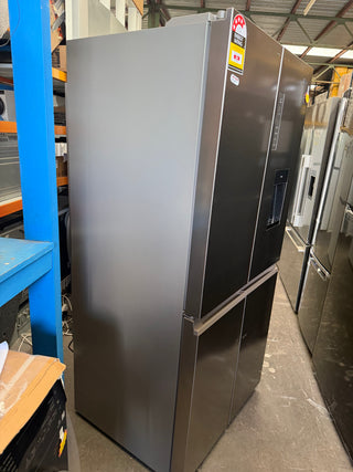 *Current Model* Haier HRF580YHS 508L Satina Silver Quad Door Fridge [Factory Second]