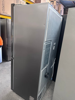 *Current Model *Fisher & Paykel Series 7 538L Quad Door Refrigerator with Ice and Water Black Stainless Steel [Factory Second 12 Month Warranty] ]