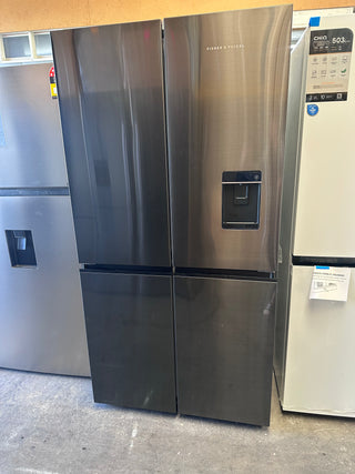 *Current Model* Fisher & Paykel 538L Black Stainless Steel French Door Fridge RF605QNUVB1 [Factory Second]