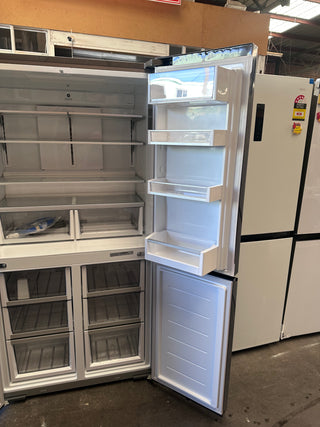 *Current Model* Fisher & Paykel 538L Black Stainless Steel French Door Fridge RF605QNUVB1 [Factory Second]