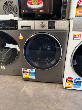 *Current Model* Fisher & Paykel Series 9 10kg Front Load with Steam Care Graphite WH1060SG1 [Factory Second]