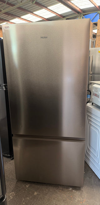*Current Model* Haier 517L Bottom Mount Refrigerator Satina HRF510BS [Factory Second]