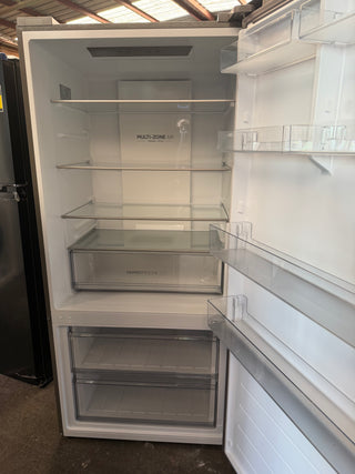 *Current Model* Haier 517L Bottom Mount Refrigerator Satina HRF510BS [Factory Second] - DMS Appliances