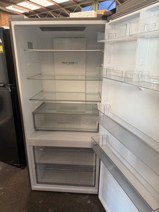*Current Model* Haier 517L Bottom Mount Refrigerator Satina HRF510BS [Factory Second] - DMS Appliances