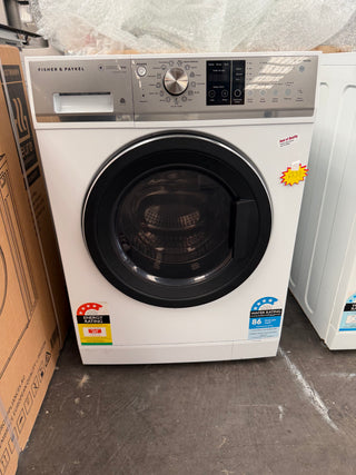 *Current Model* Fisher & Paykel WH1060P4 10kg Series 7 Front Load Washer with Steam Care (White) [Factory Second]