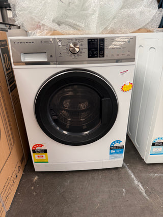 *Current Model* Fisher & Paykel WH1060P4 10kg Series 7 Front Load Washer with Steam Care (White) [Factory Second] - DMS Appliances