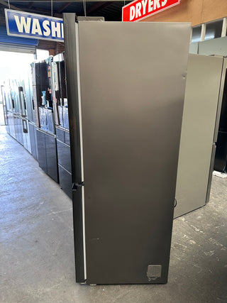 *Current Model *Fisher & Paykel Series 7 538L Quad Door Refrigerator with Ice and Water Black Stainless Steel [Factory Second 12 Month Warranty] ]