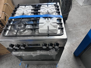 *Current Model* Beko 60cm Dual Fuel Stainless Steel Freestanding Oven BFC60GMX [Factory Second]