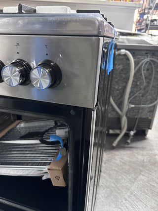 *Current Model* Beko 60cm Dual Fuel Stainless Steel Freestanding Oven BFC60GMX [Factory Second]