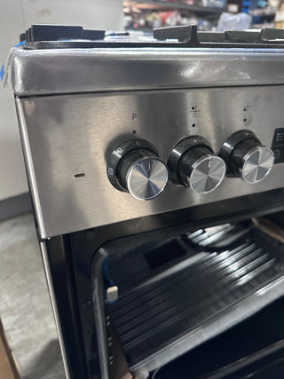 *Current Model* Beko 60cm Dual Fuel Stainless Steel Freestanding Oven BFC60GMX [Factory Second]