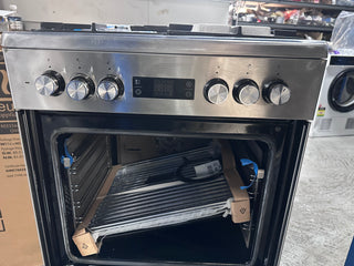 *Current Model* Beko 60cm Dual Fuel Stainless Steel Freestanding Oven BFC60GMX [Factory Second]