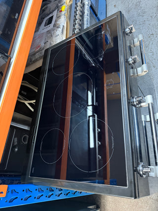 *Amazing Value* Beko 90 cm Black Induction Multi Door Freestanding Oven BRC916IMB [Factory Second]