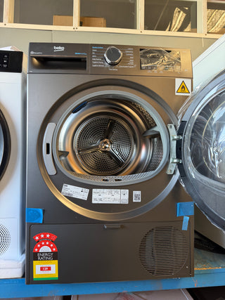 Beko 9kg Heat Pump Dryer with Steam and Wi-Fi Graphite BDPB903SG [Factory Second]