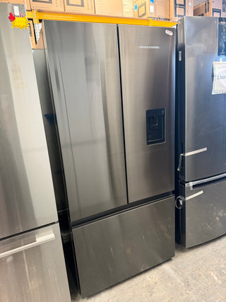 *Current Model* Fisher & Paykel Series 7 511L French Door Fridge With Ice and Water Black Stainless Steel RF505ANUB1 [Factory Second] - DMS Appliances