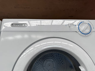 Simpson  4kg Vented Dryer [Refurbished]